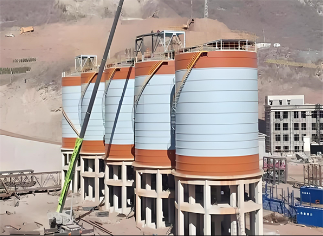 崖城镇高架钢板仓